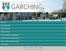 Tablet Screenshot of garching.de